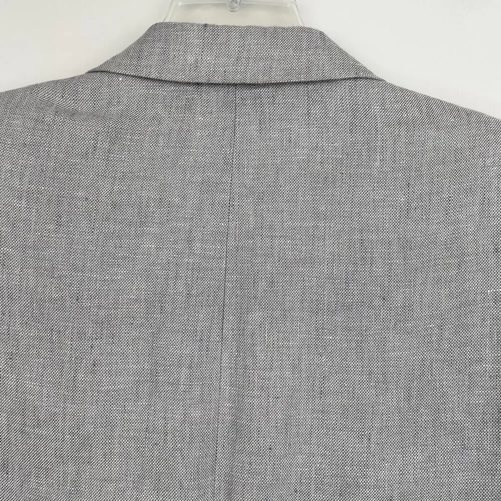 Baird Mcnutt 100% Irish Linen Sport Coat Blazer Mens 40R Gray Lucky Brand Jacket